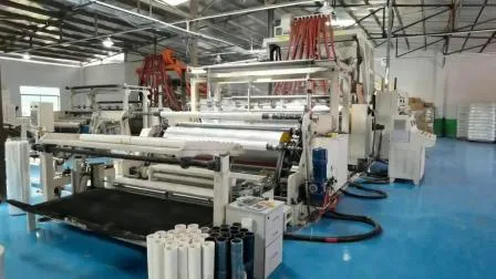 Máquina de rollos gigantes de plástico PE y película estirable de uso manual, Mini rollo pequeño, película elástica para envolver palés para envoltorio retráctil