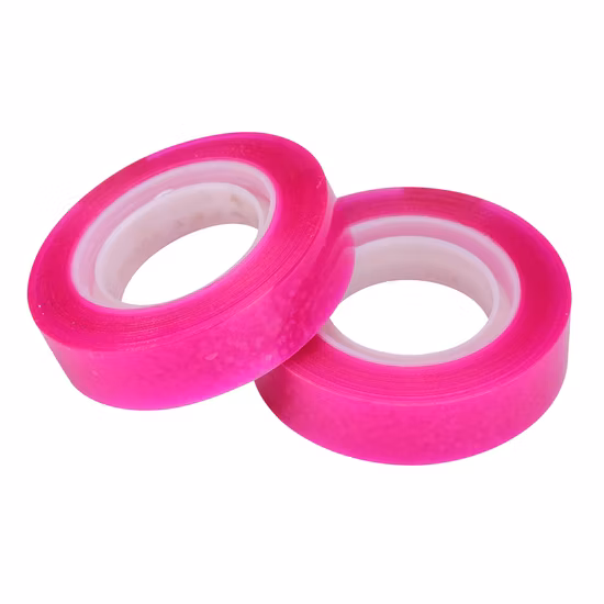 Cinta adhesiva colorida de papelería para escuela y oficina, venta directa de fábrica, 12mm, 18mm, 24mm de ancho